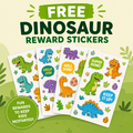 Free Dino Stickers