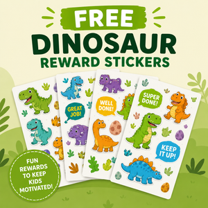 Free Dino Stickers